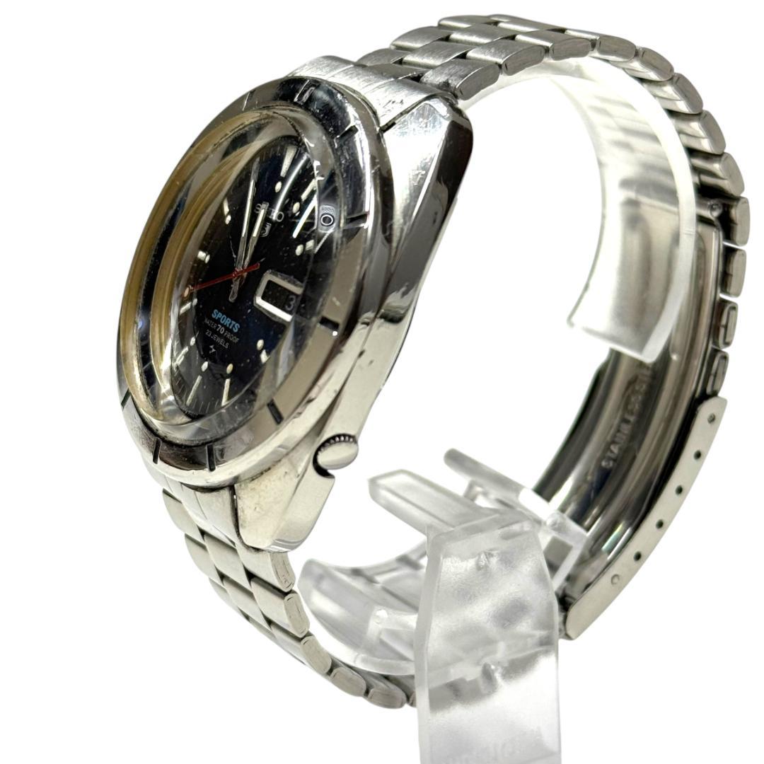 希少 完動品 セイコー 5スポーツ 5126-8100 自動巻 ヴィンテージ