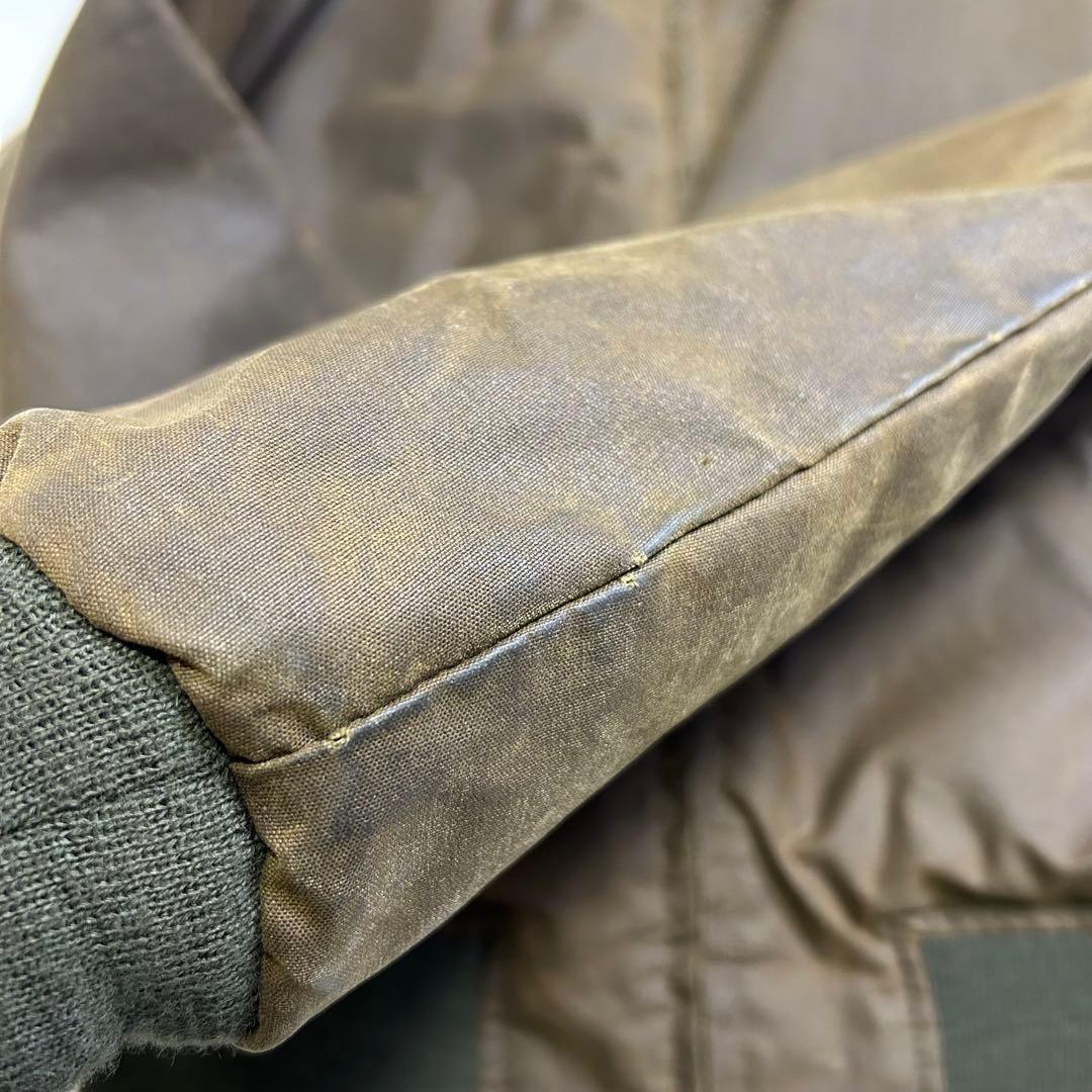 【USA製】ポロラルフローレン オイルド スイングトップ コーデュロイ襟 M