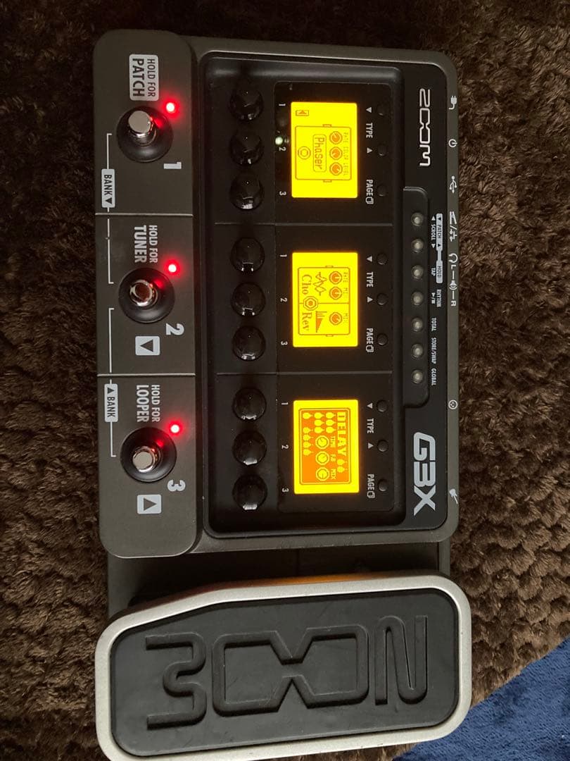 ZOOM G3X ギター マルチエフェクター G3 マルチストンプ　エフェクター