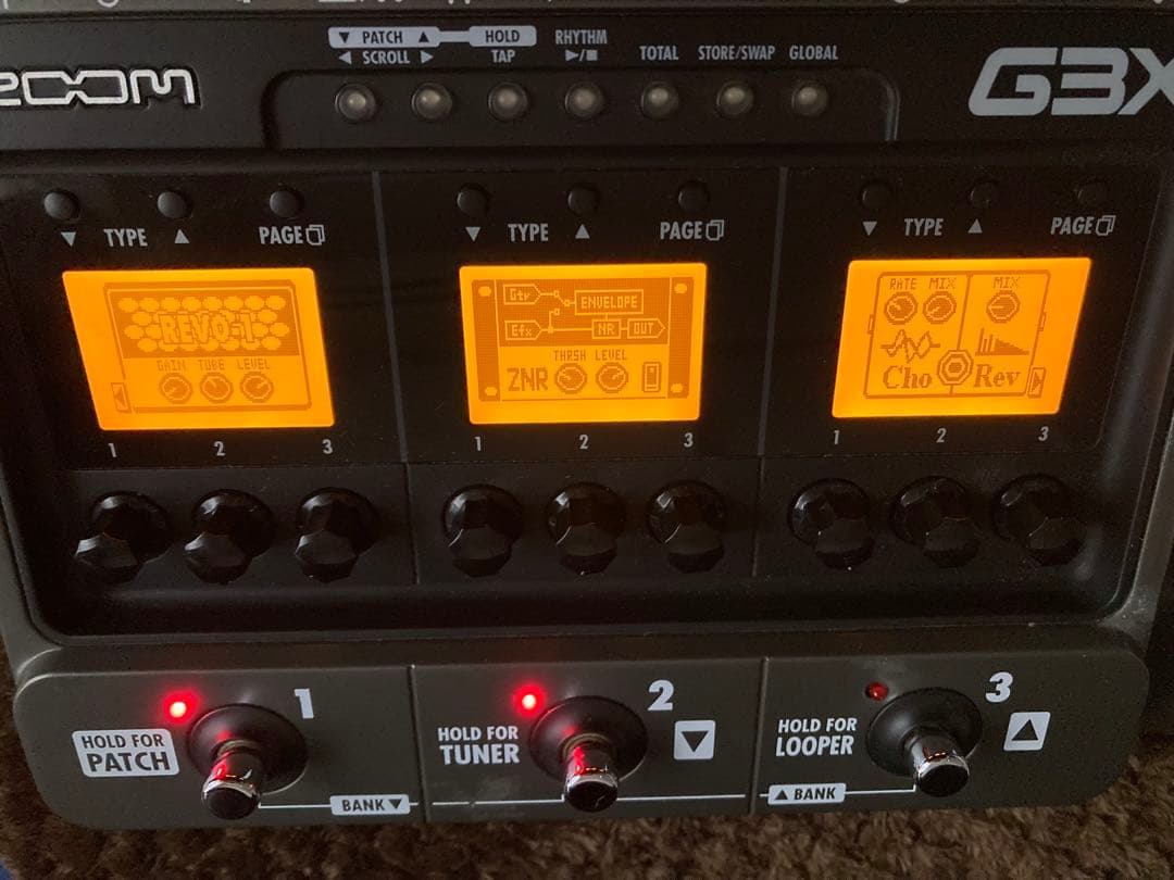 ZOOM G3X ギター マルチエフェクター G3 マルチストンプ　エフェクター