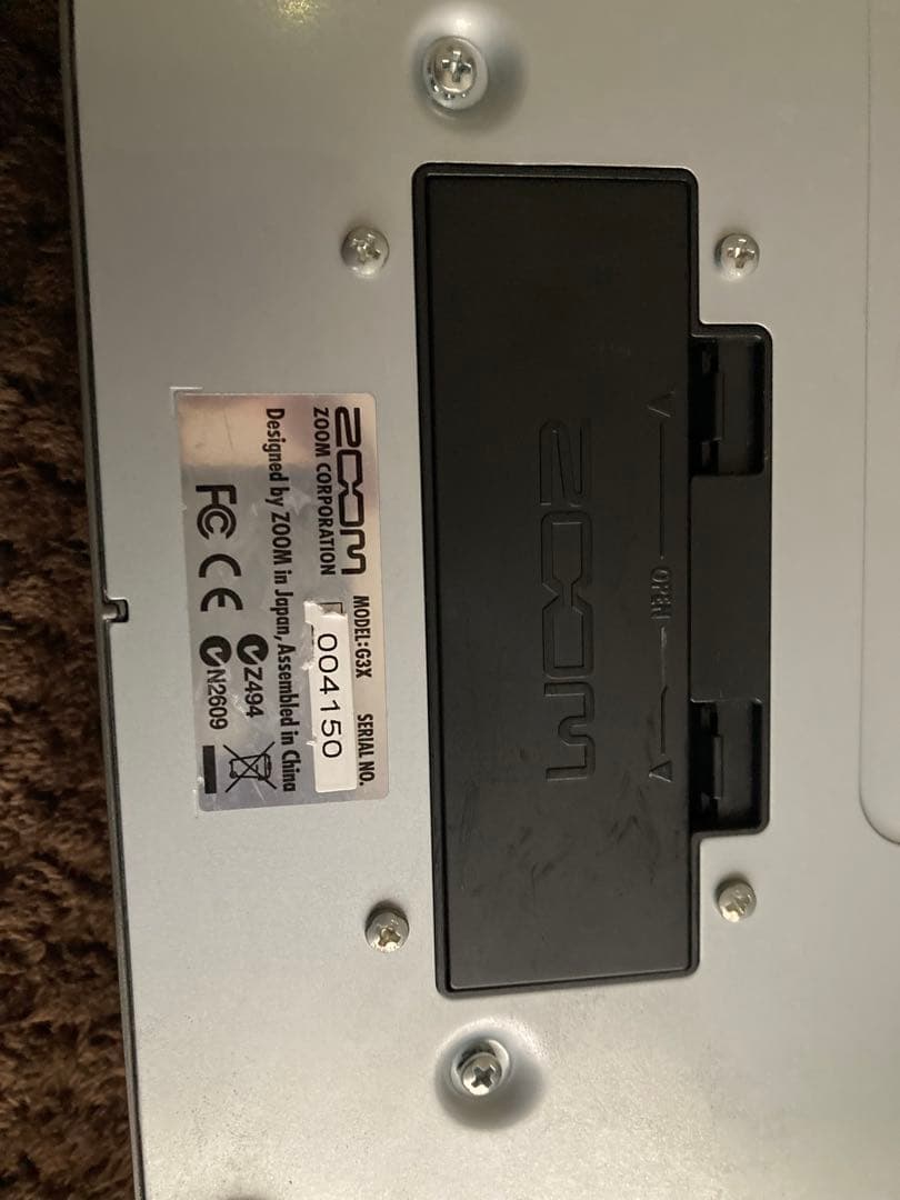 ZOOM G3X ギター マルチエフェクター G3 マルチストンプ　エフェクター