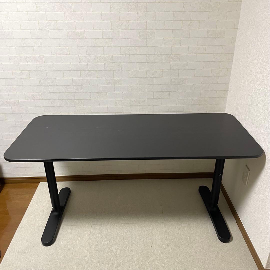イケア　ベカントIKEA BEKANT デスク ブラック　140cm×60cm