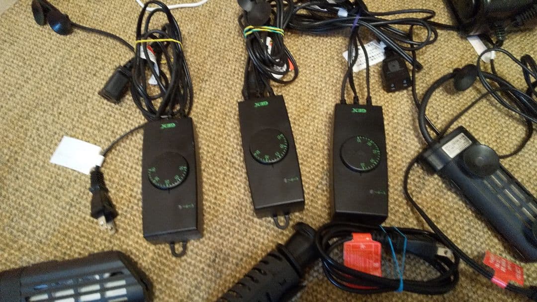 エーハイム　2215 2211フィルターNX003N3台ヒーターまとめて