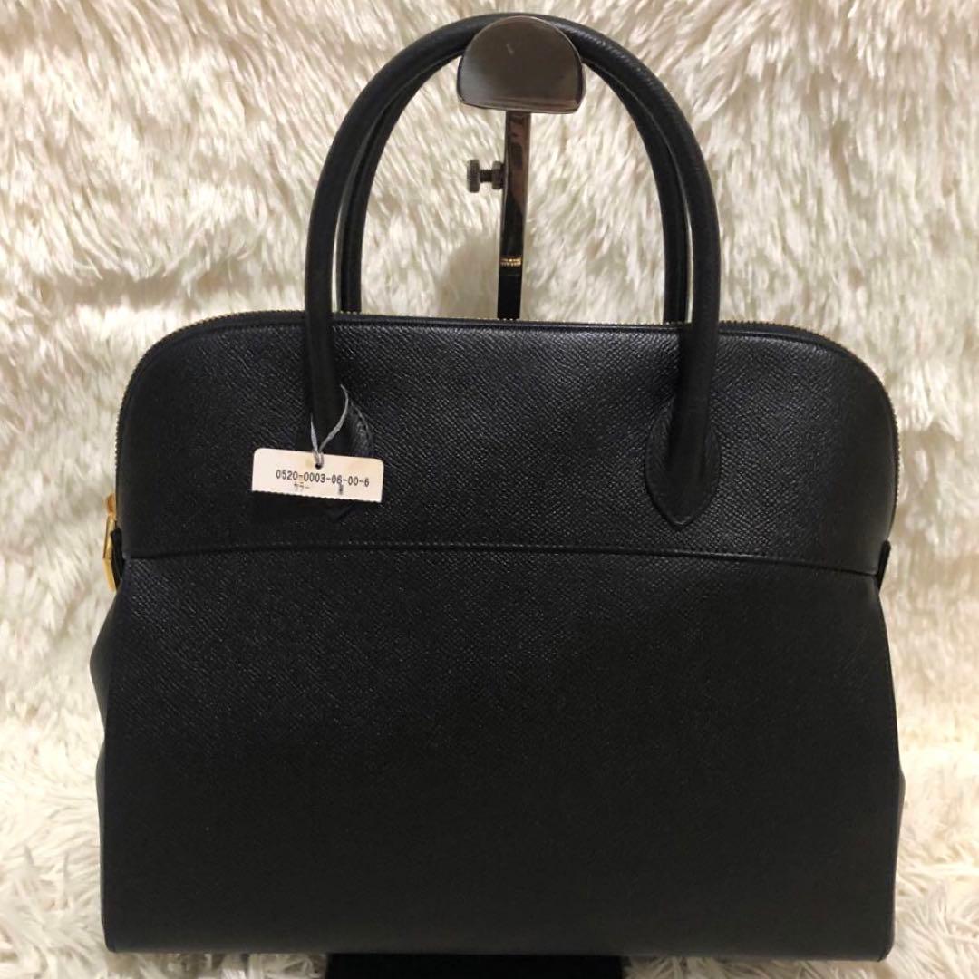 未使用✨銀座 和光 レザー ハンドバッグ ブラック