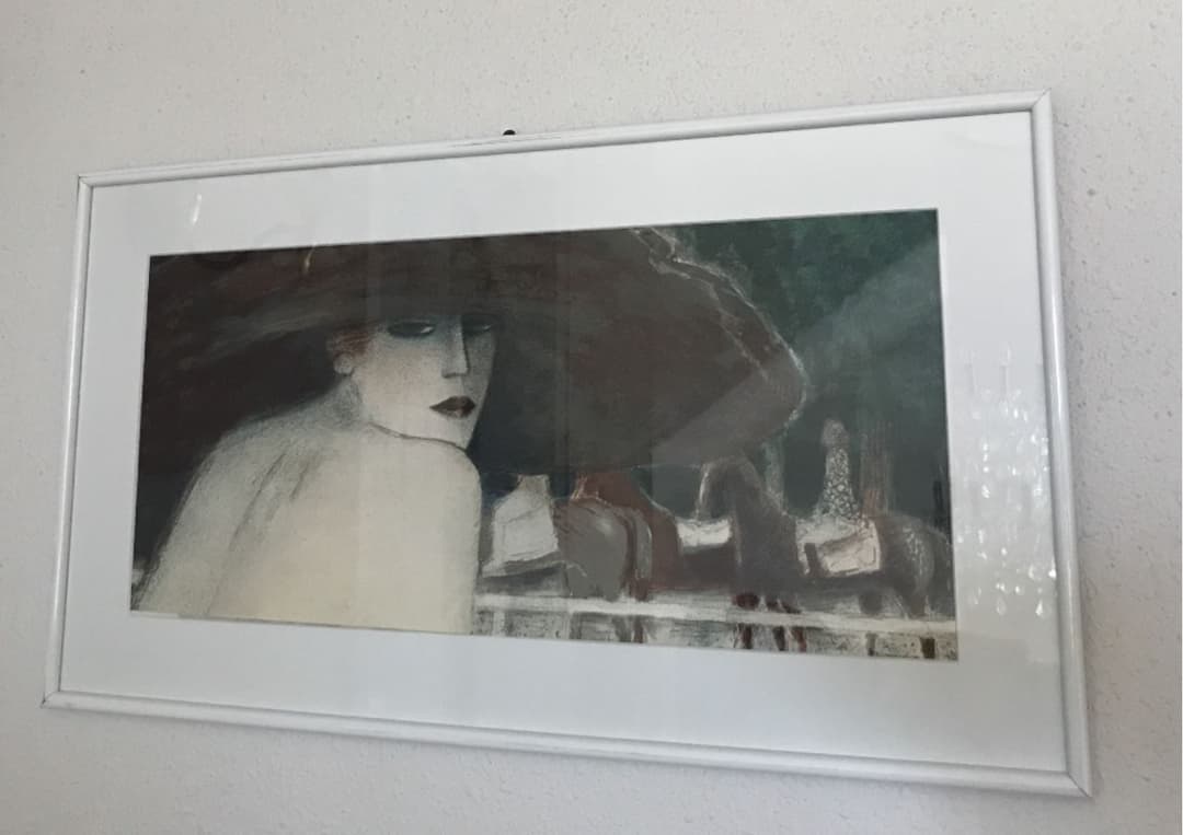 カシニョール版画「ロンシャン競馬場」