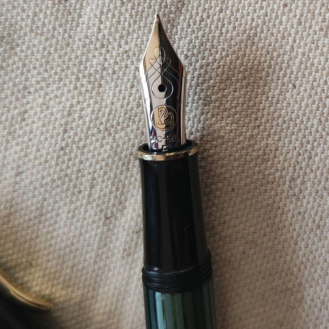 ペリカン スーベレーン M300 緑縞 万年筆