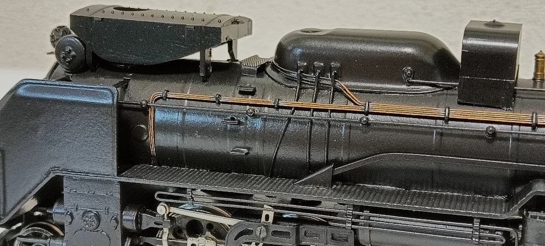 HOゲージ アダチ Ｄ51重装備蒸気機関車、メンテナンス済