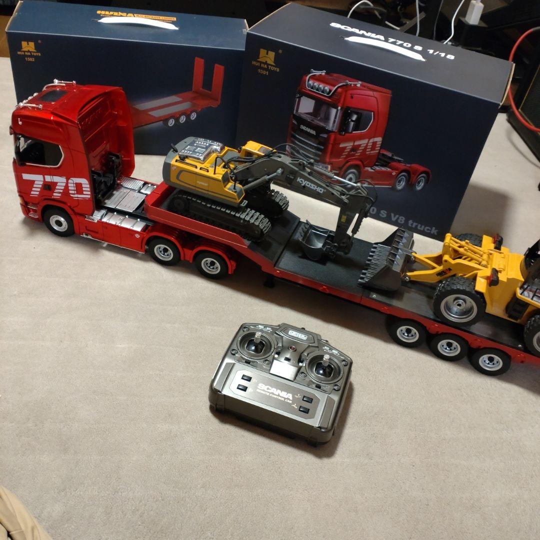 スカニア SCANIA 770 トレーラー ラジコン バッテリー2本付属