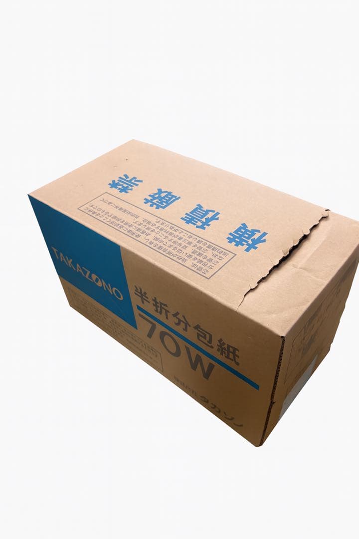 タカゾノ　70W分包紙 TEX ダイヤマット 無地