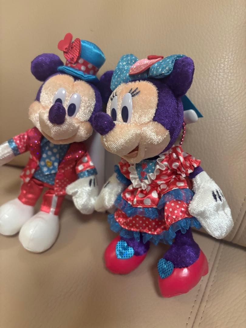❤︎ミニー・パルパルーザ❤︎ミニーぬいぐるみ&ミッキー&ミニーぬいぐるみバッチ❤︎