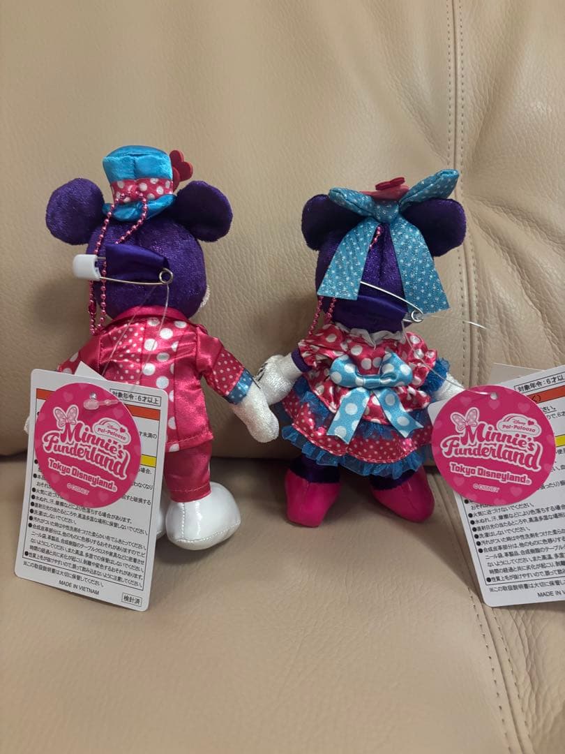 ❤︎ミニー・パルパルーザ❤︎ミニーぬいぐるみ&ミッキー&ミニーぬいぐるみバッチ❤︎