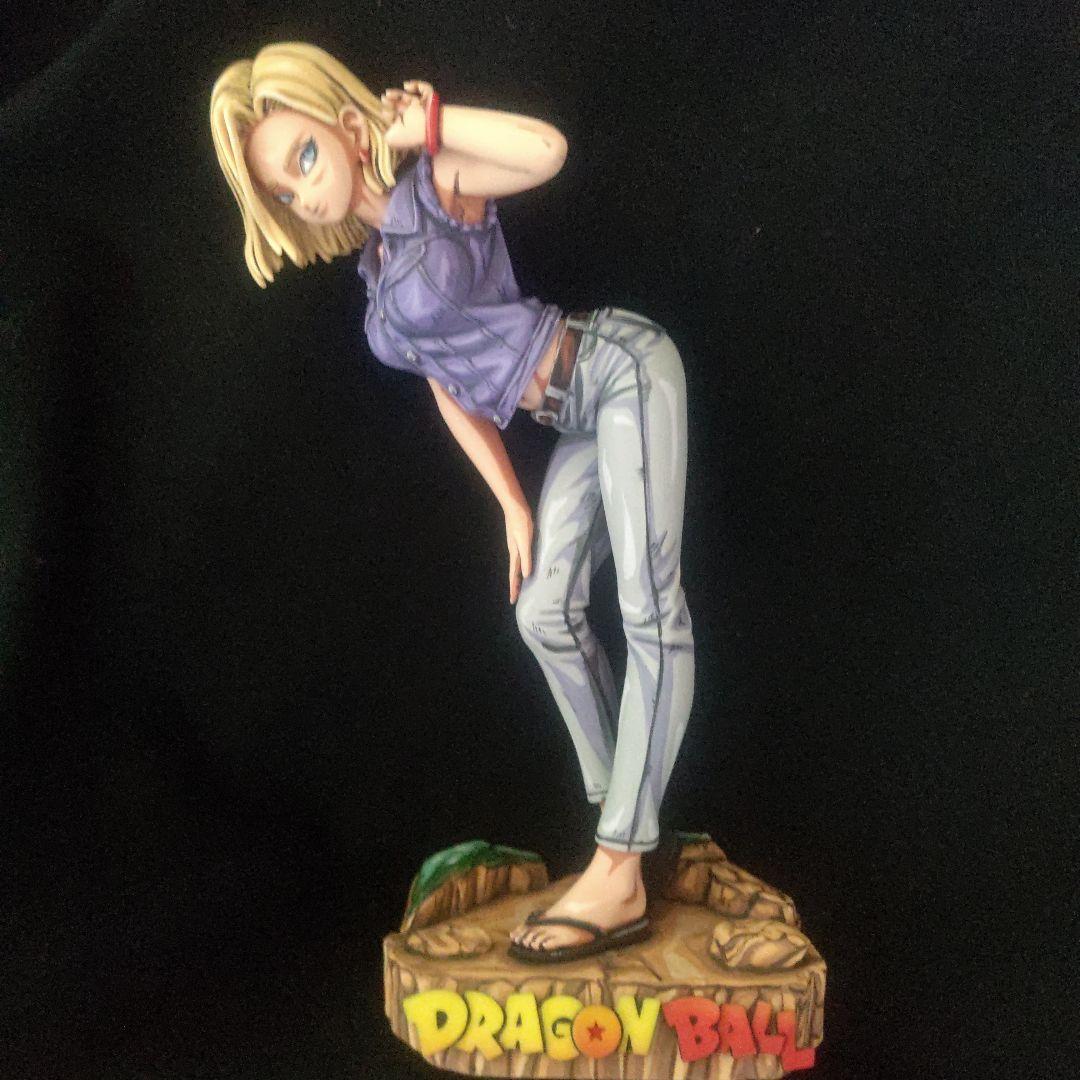 人造人間18号　グリグラ　リペイント　フィギュア