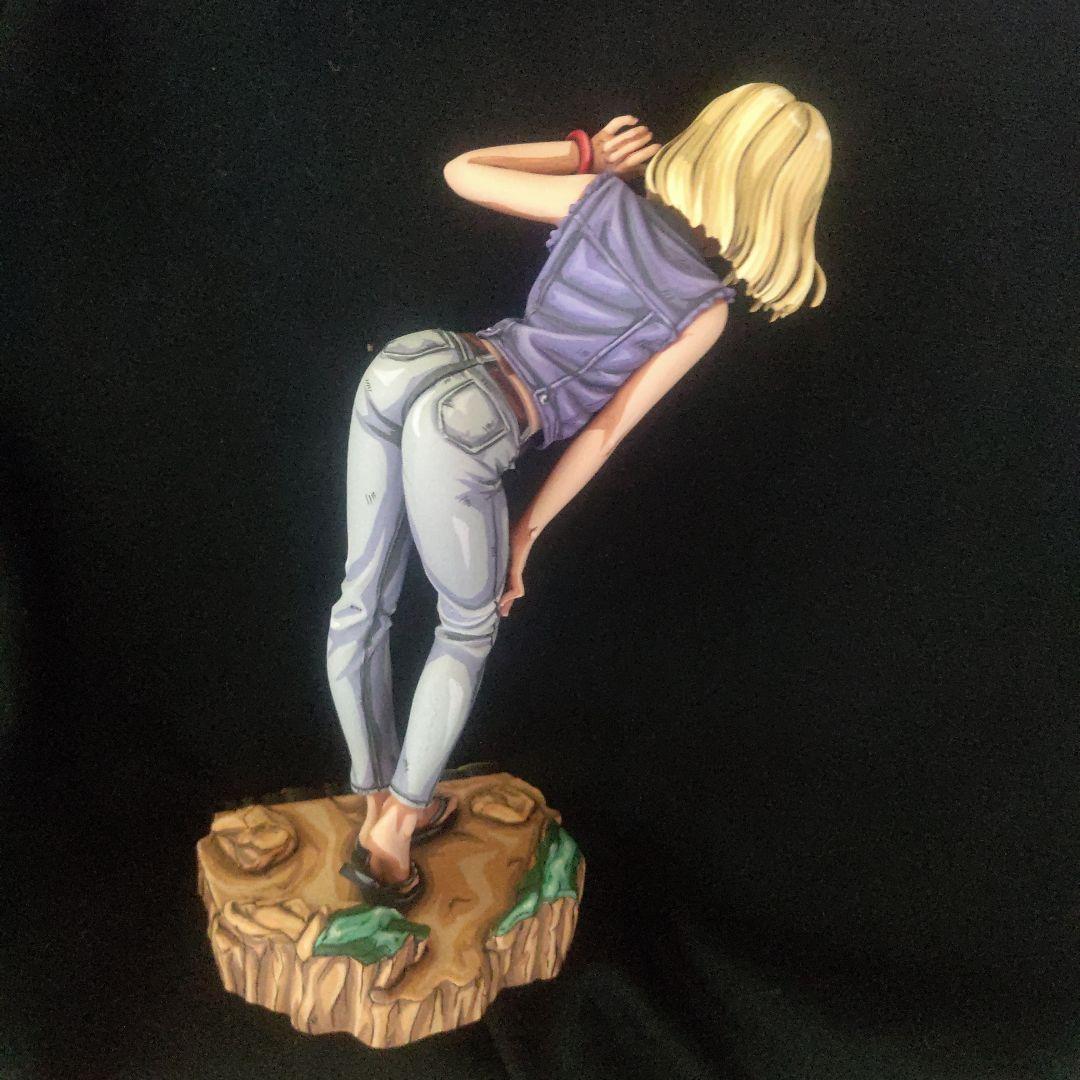 人造人間18号　グリグラ　リペイント　フィギュア