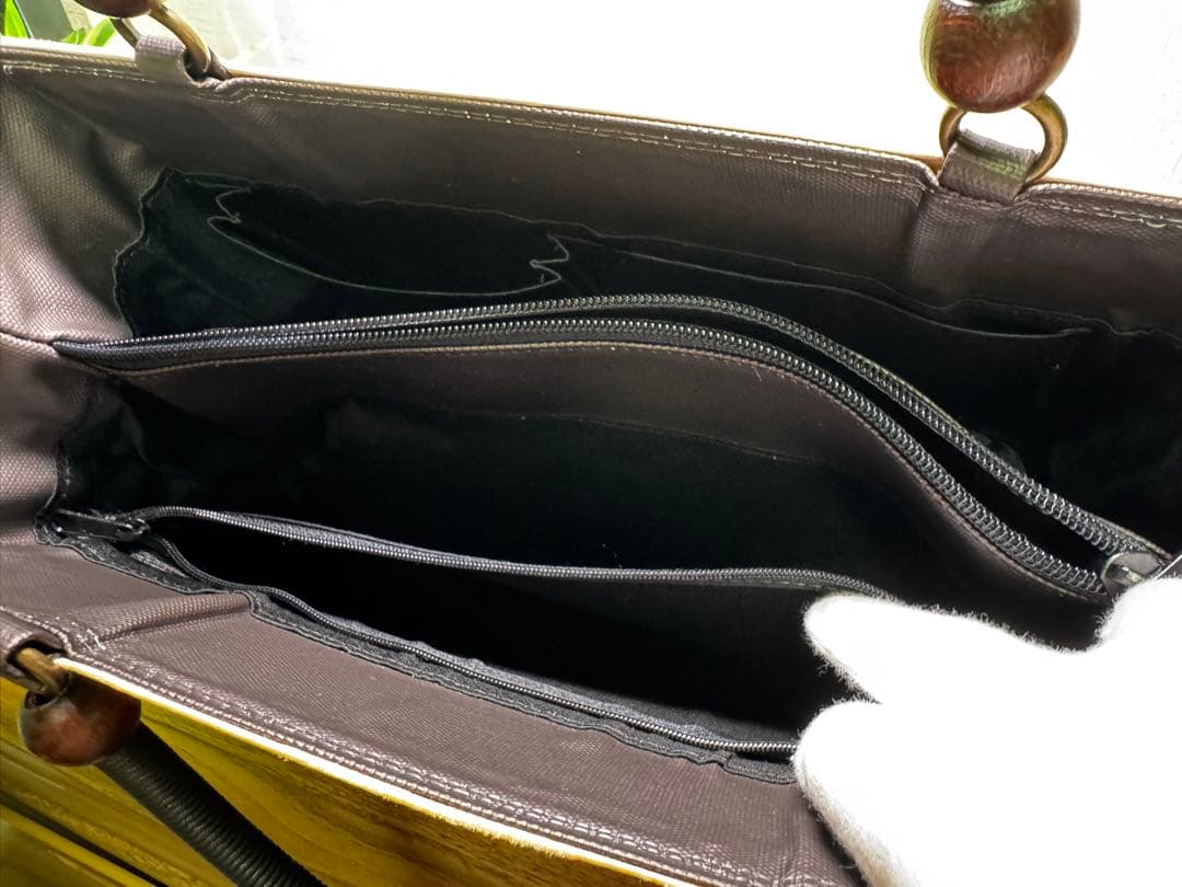 【未使用品】さくら桟敷　月ごよみバッグ　和装用バッグ　正絹帯地仕上