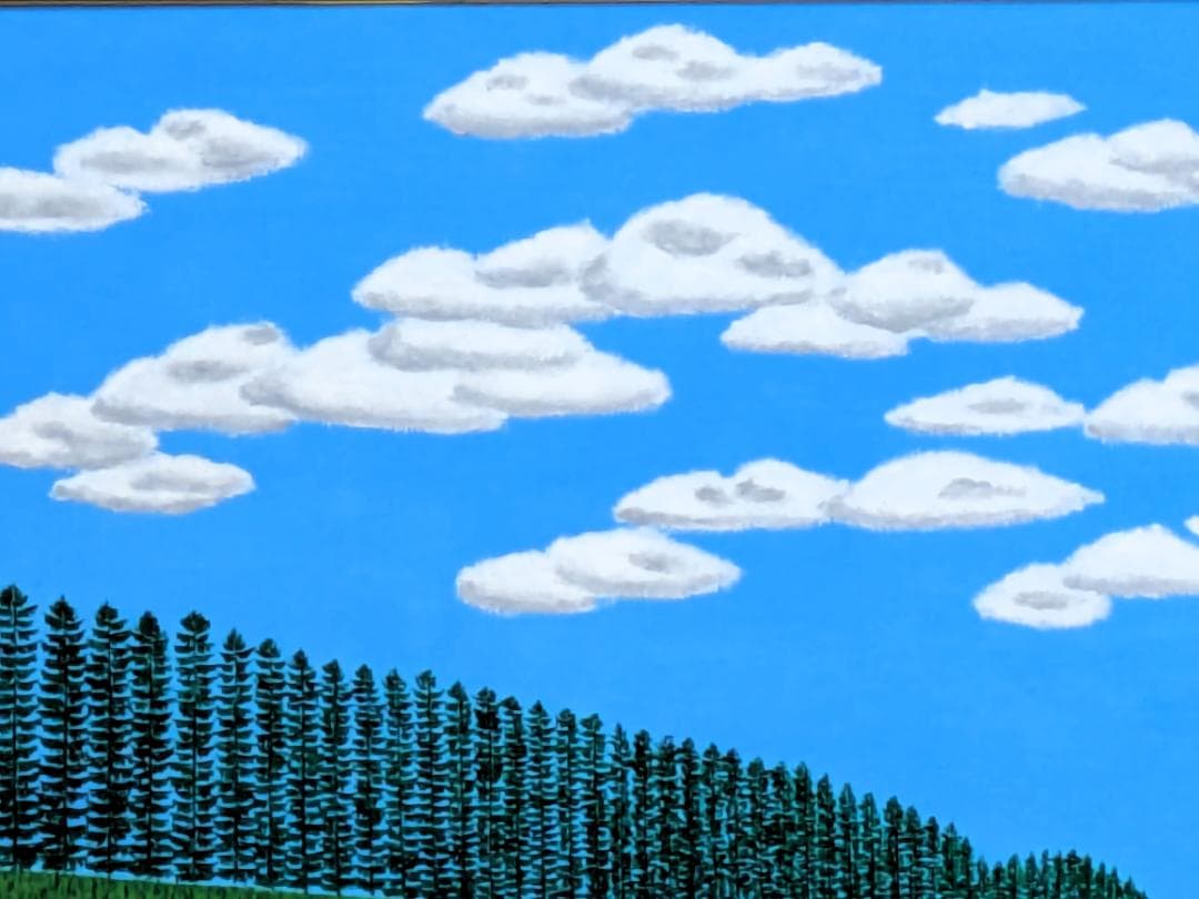 ★夏の美瑛マイルドセブンの丘・肉筆油彩画・F6キャンバス