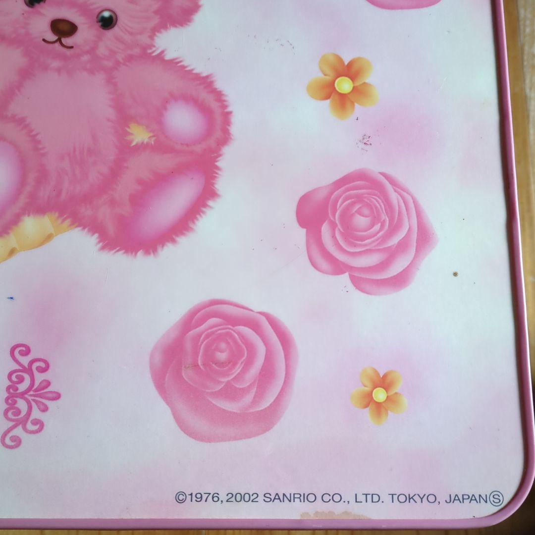 レア　ハローキティ　折りたたみテーブル　テディベア柄