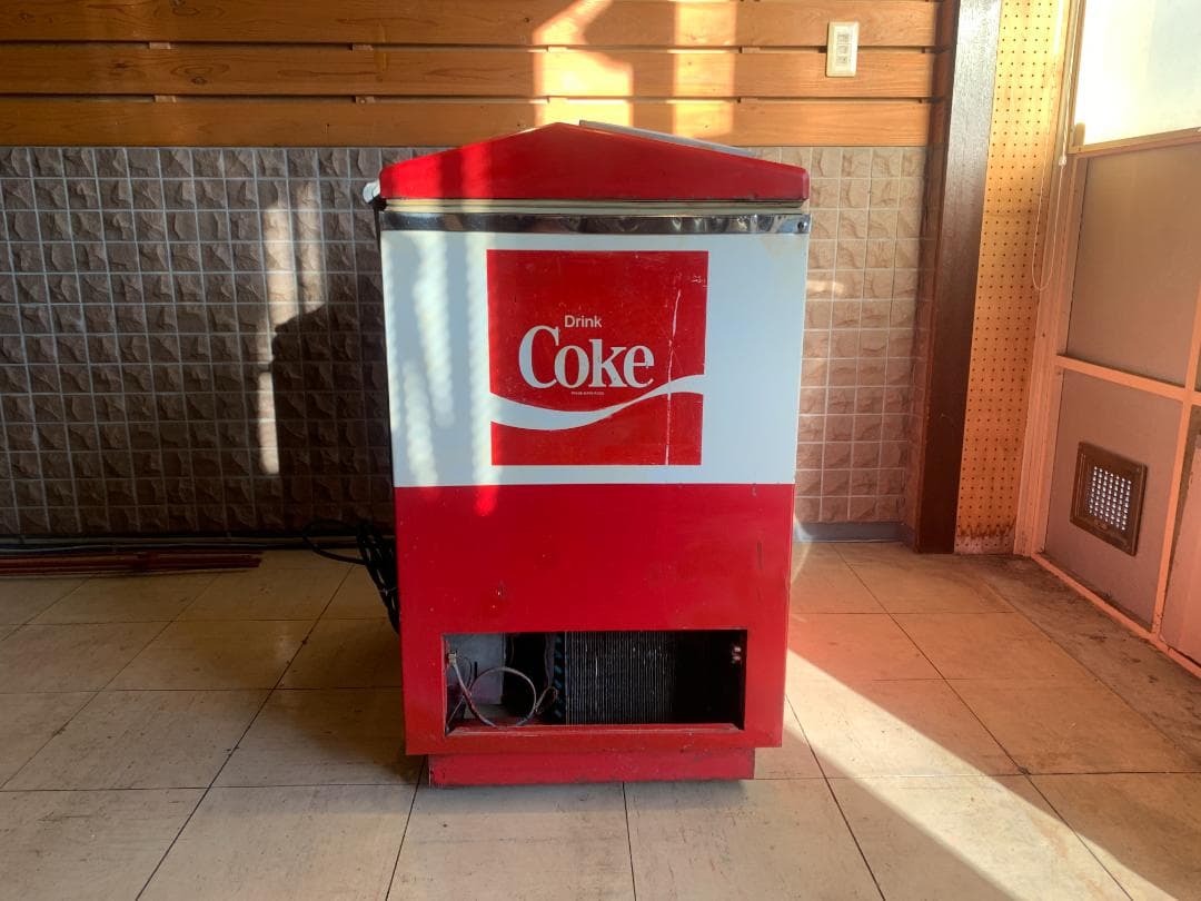 引き取り限定　昭和レトロ　レア　コカ・コーラ自動販売機冷蔵庫
