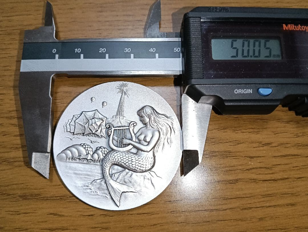 き*ん様 海と島の博覧会・ひろしま（海島博覧会）1989年　公式記念メダル　品位