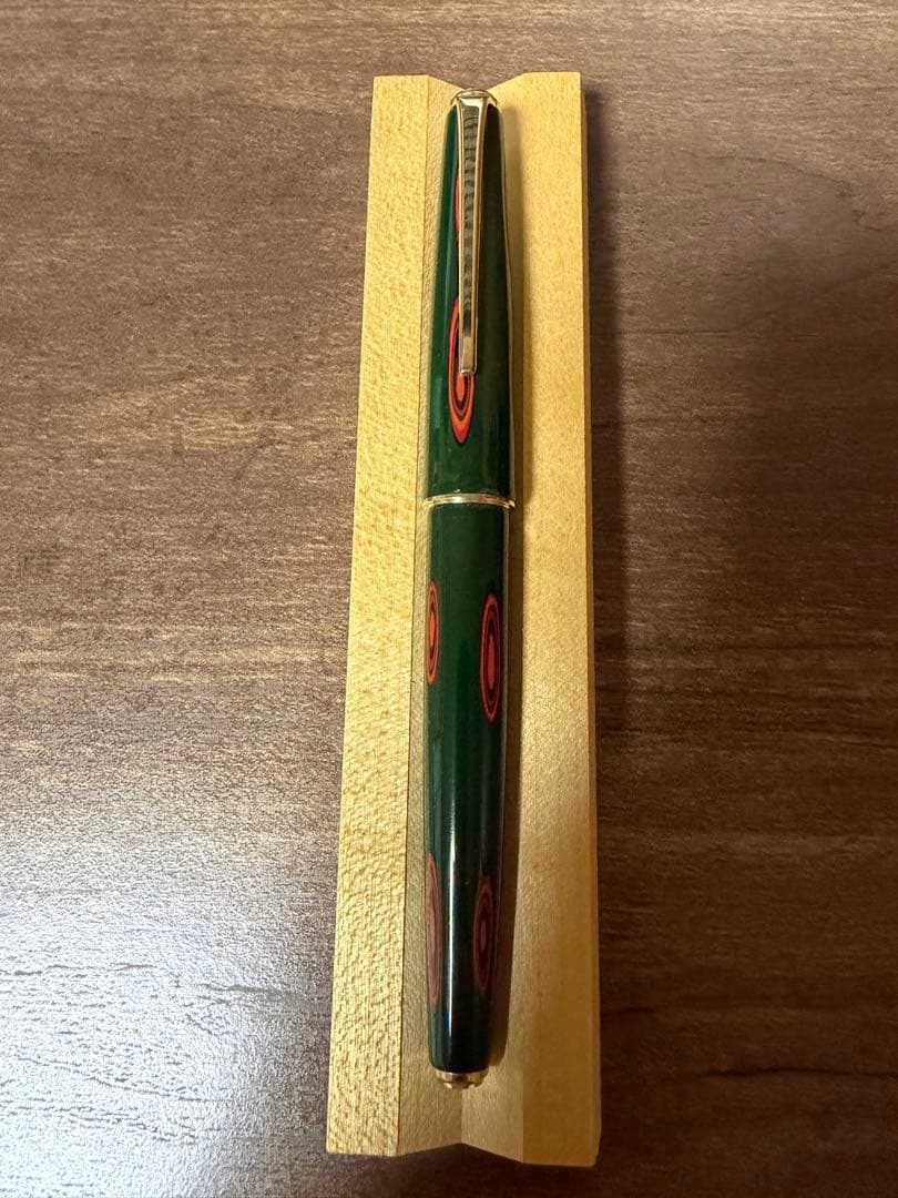 プラチナ万年筆　堆朱　漆塗り