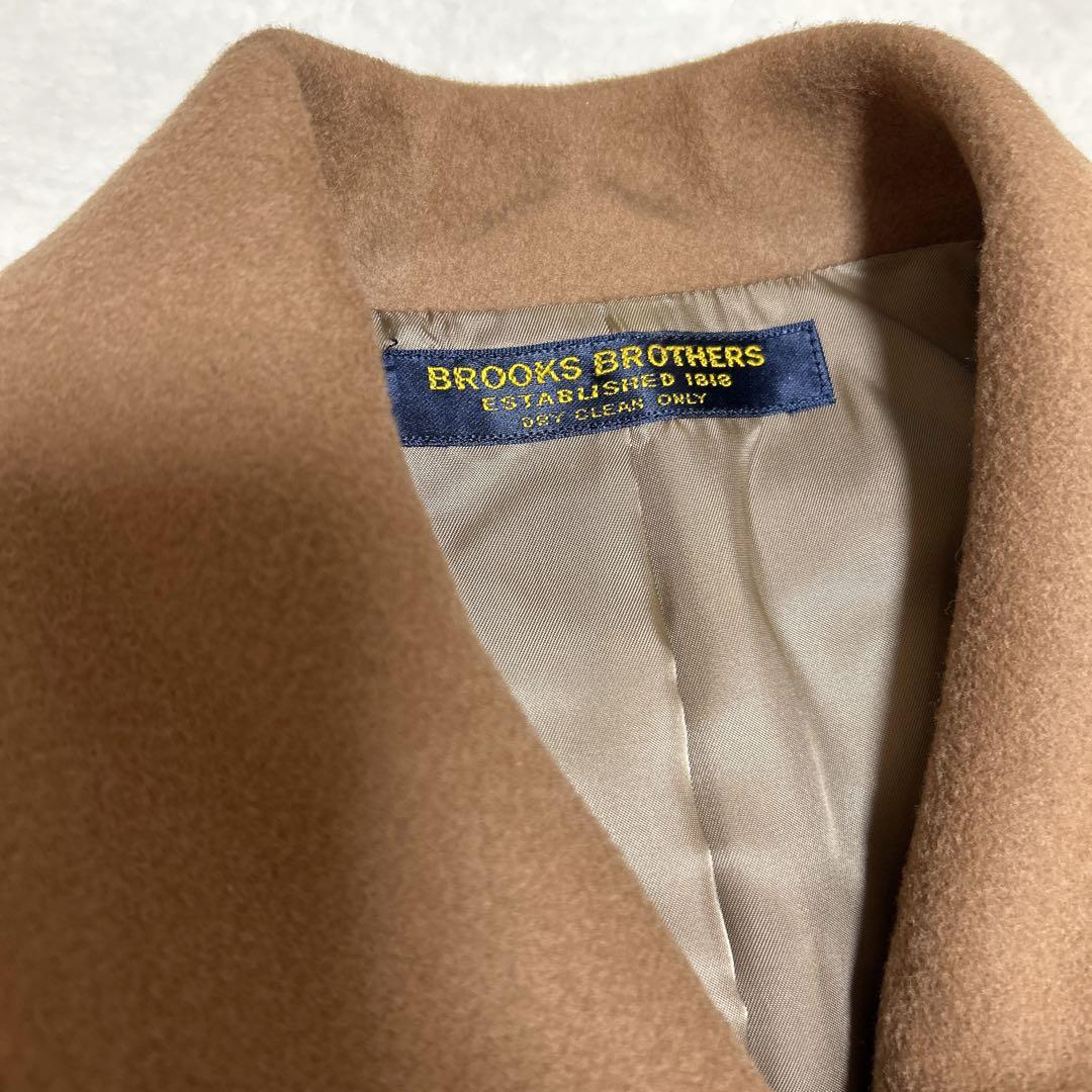 ブルックスブラザーズ チェスターコート ロングコート ダブル 金ボタン カシミヤ