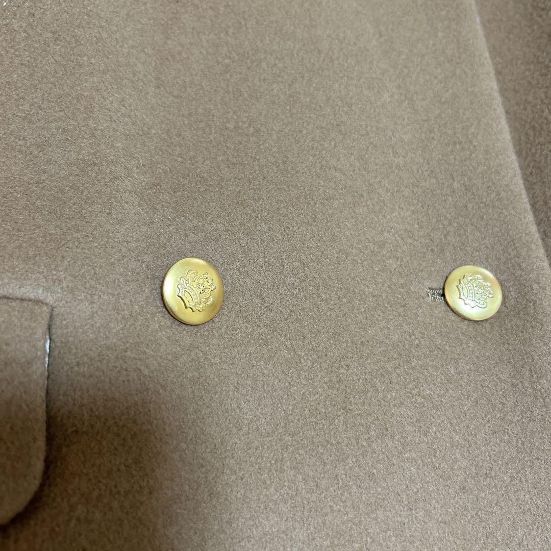 ブルックスブラザーズ チェスターコート ロングコート ダブル 金ボタン カシミヤ