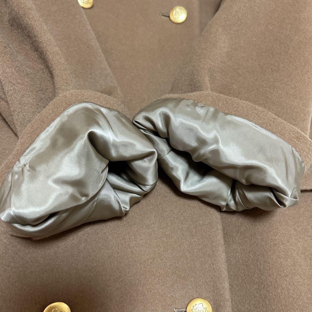 ブルックスブラザーズ チェスターコート ロングコート ダブル 金ボタン カシミヤ