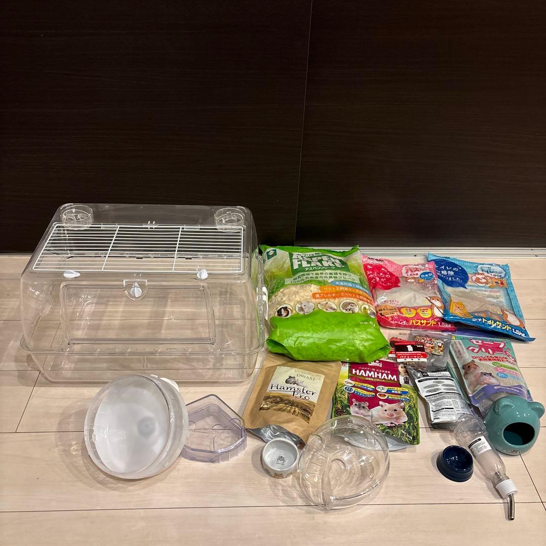 小動物用クリアケージセット