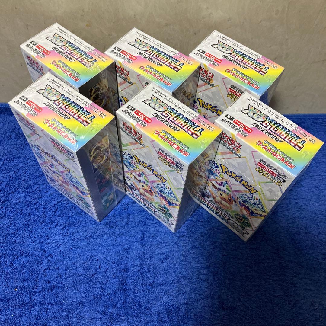 ［即購入可］ポケモンカード テラスタルフェスex 6BOX シュリンク付き