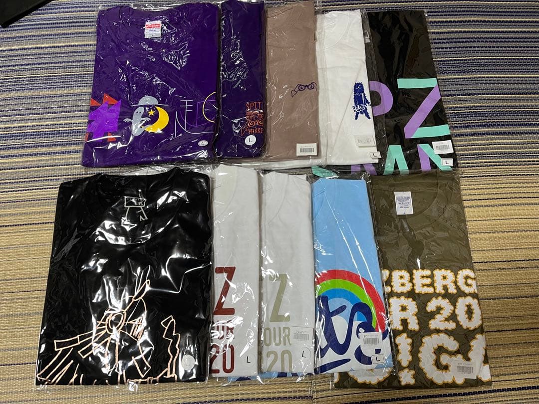 【新品未開封】スピッツTシャツ10枚セット
