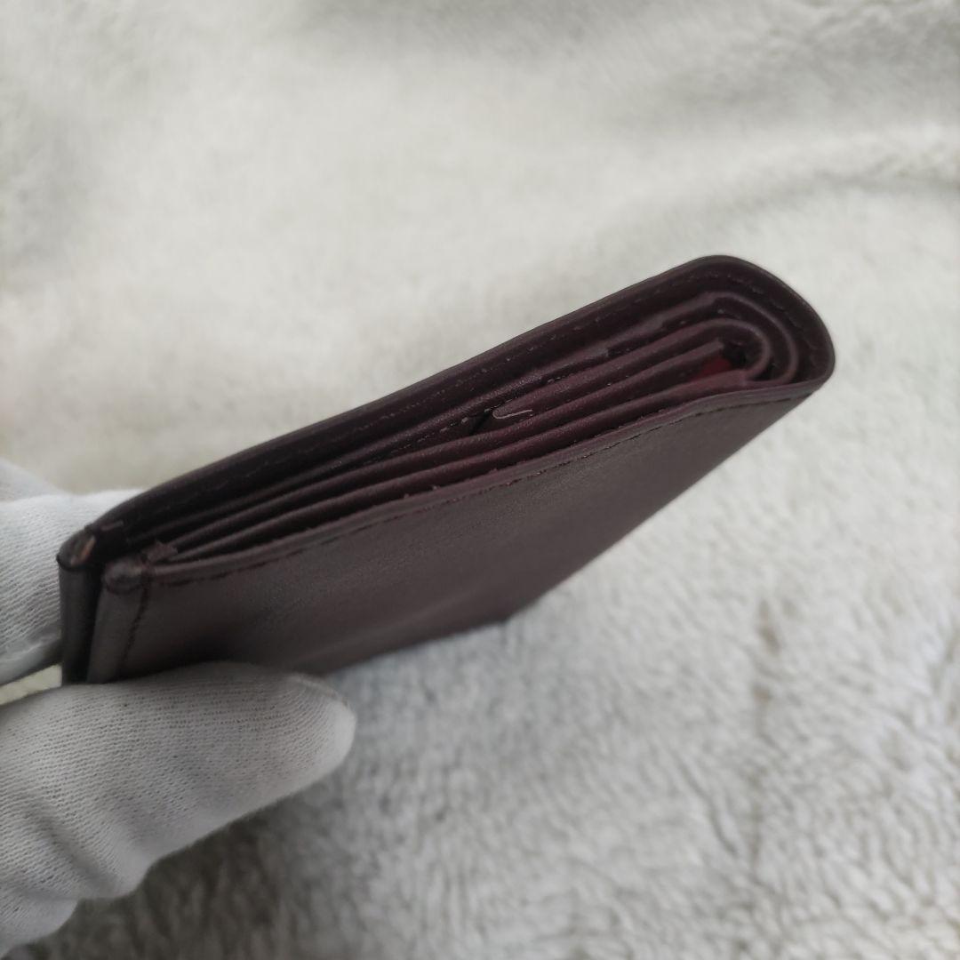 皇居　皇室　限定　折り財布　こげ茶　本革