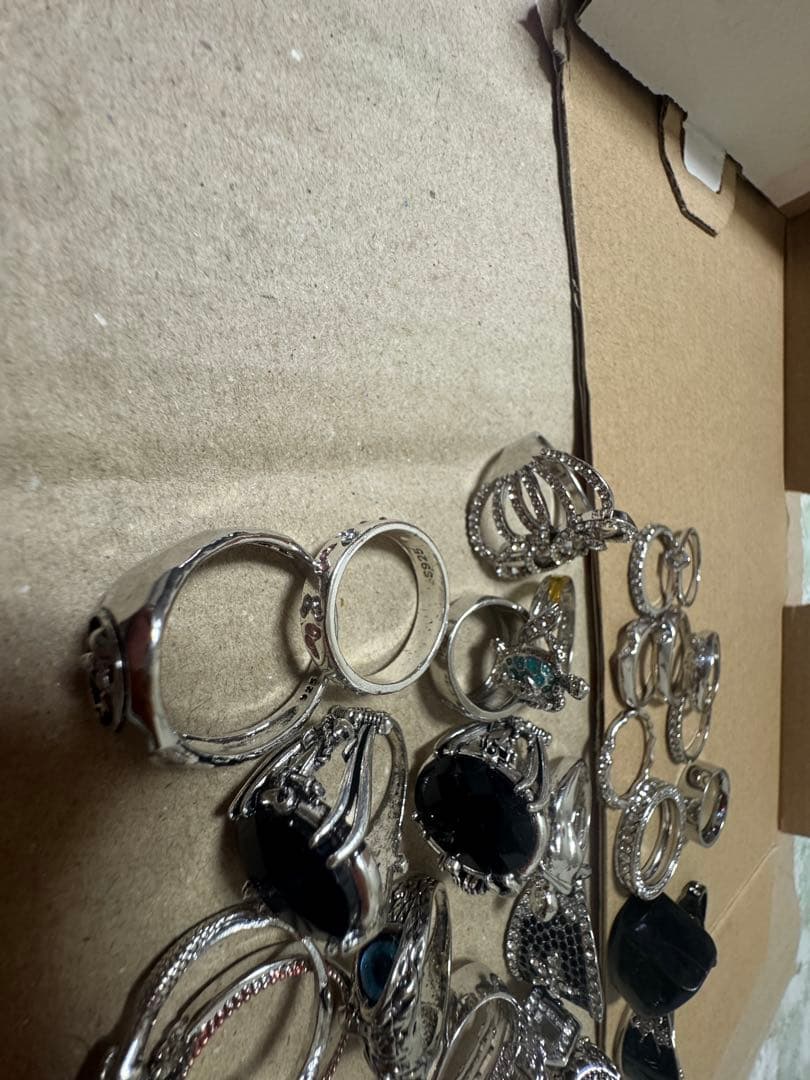 925とs925の刻印があるリング(35個)