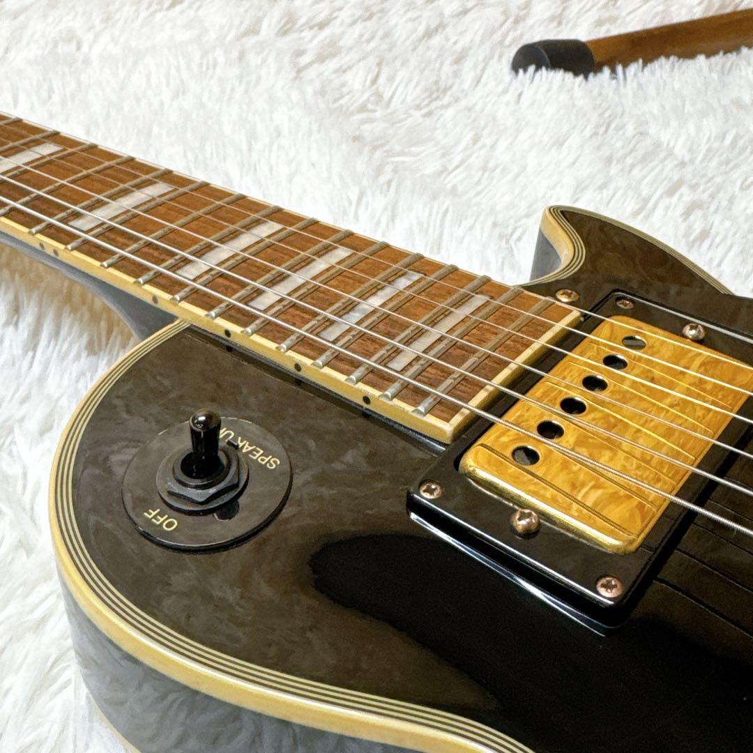 EDWARDS E-LP-50CM ミニギター レスポールカスタム アンプ内蔵