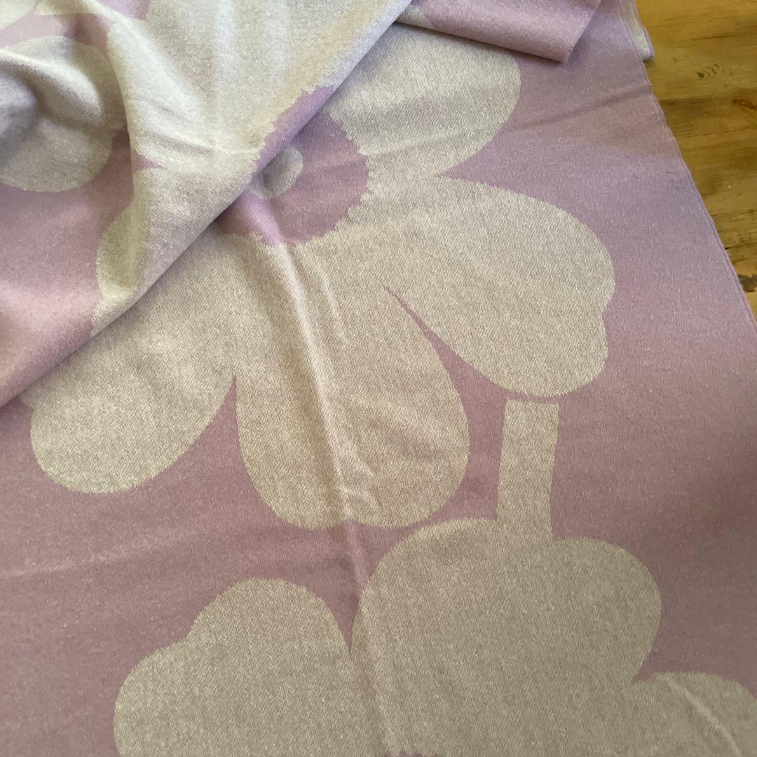 marimekko マフラー ストール ウニッコ ピンクラベンダー マリメッコ