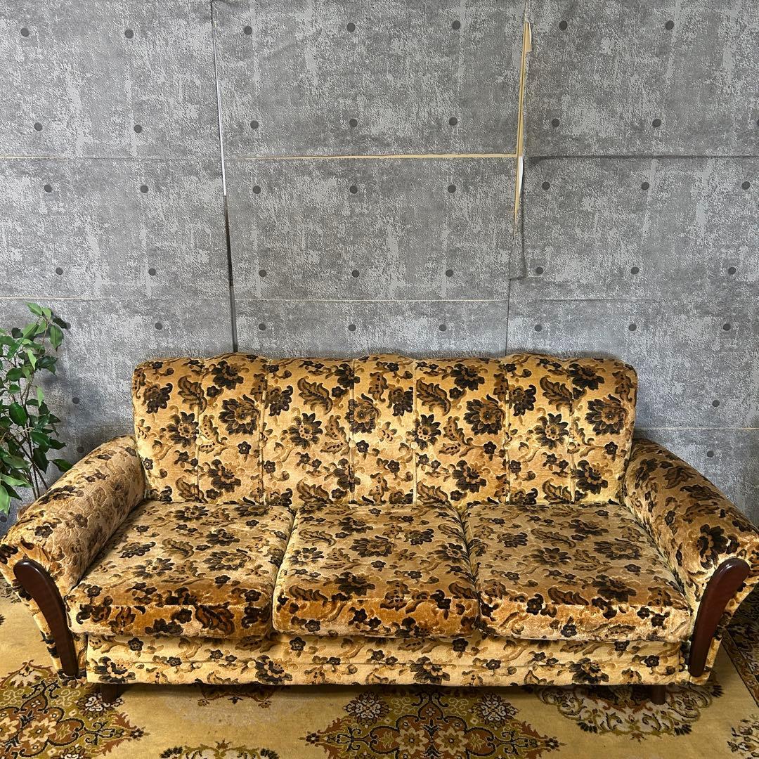 s2306꧁金華山織り꧂2-3人掛けソファ&1人掛けソファ×2脚セット