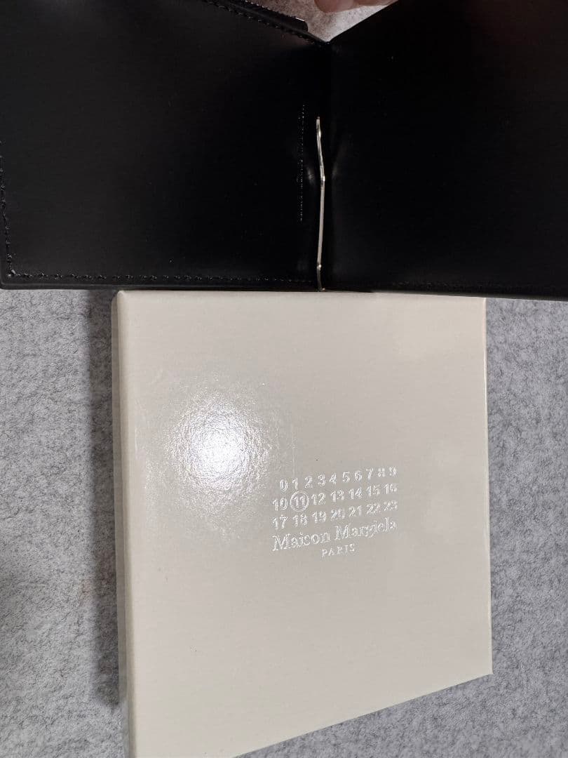Maison Margiela ブラック 二つ折り財布