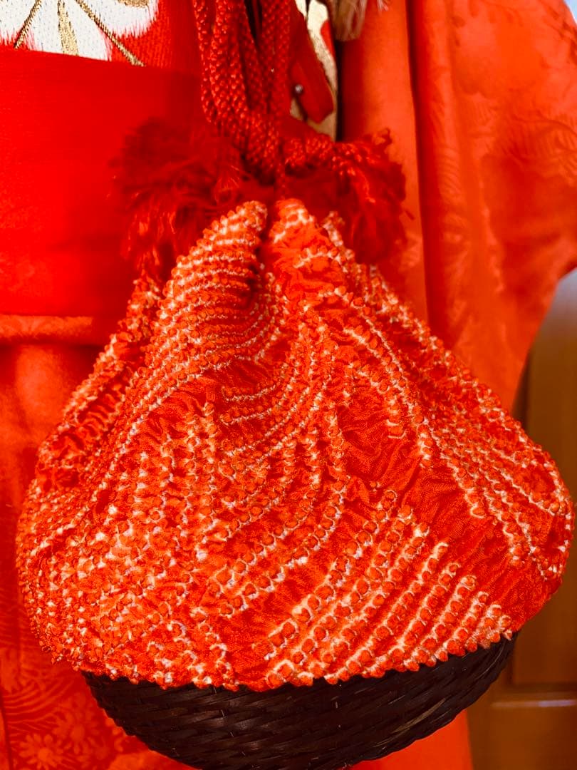 七五三　7歳の女の子のお振袖コーディネート　ハーフ成人式や卒業式にも　色無地