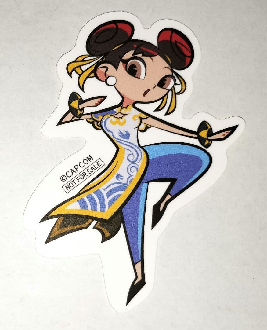 ストリートファイター 春麗 ステッカー 特典 ボップアップストア