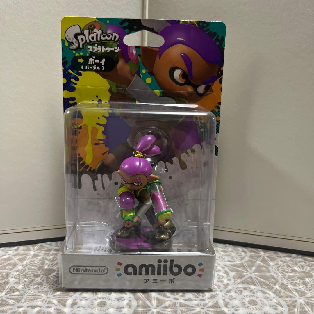 新品未開封　任天堂　スプラトゥーン　アミーボ　ボーイ、ガール、イカ　限定セット