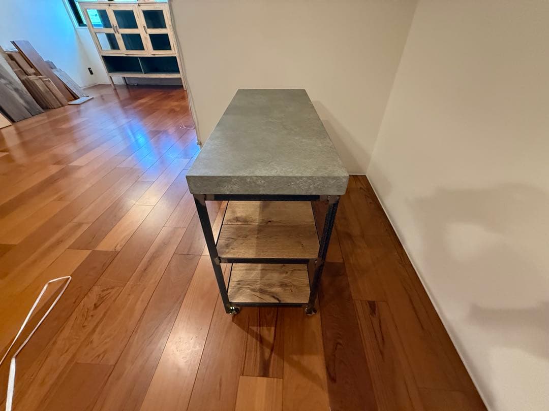※値下げ※【展示品】インダストリアルスタイルのラック　キッチンワゴン