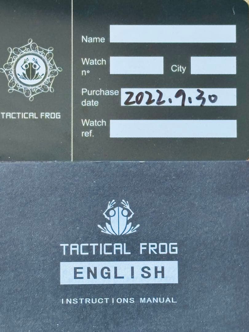時計 Tactical Frog Titanium FX-Diving Watch