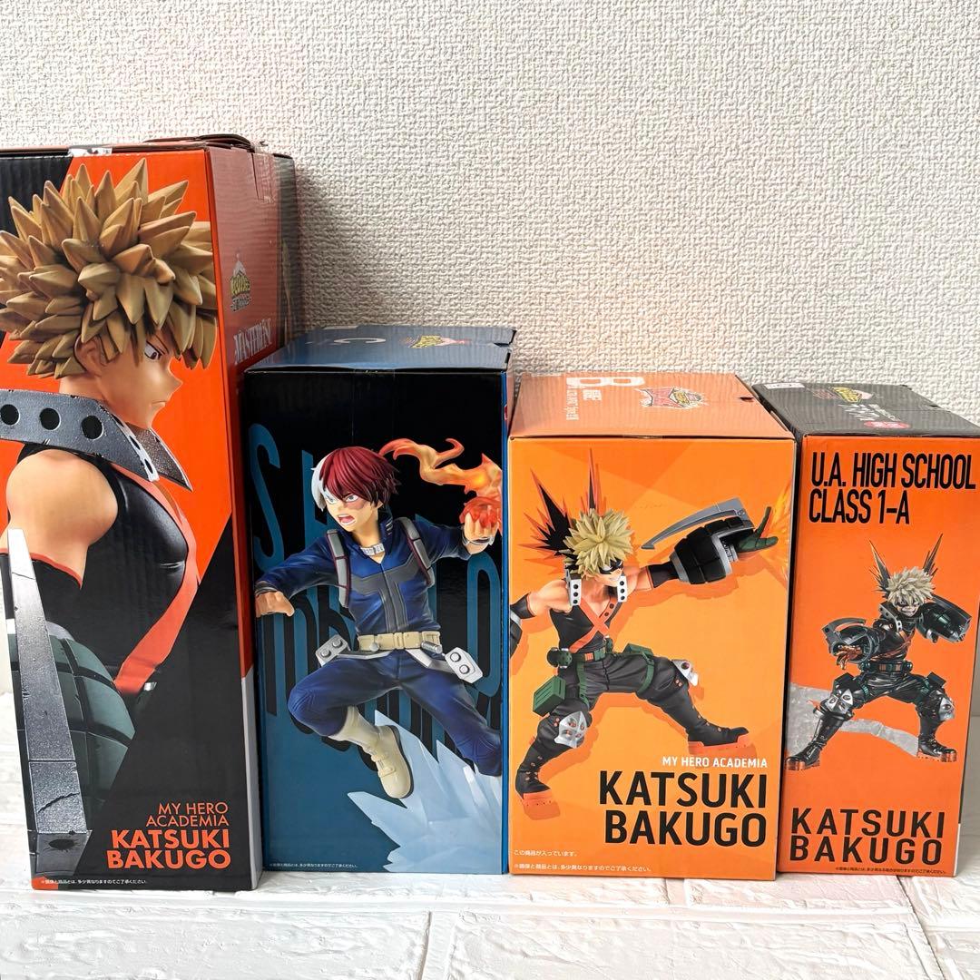 【新品未開封】一番くじ　僕のヒーローアカデミア　４体セット 爆豪勝己　轟焦凍