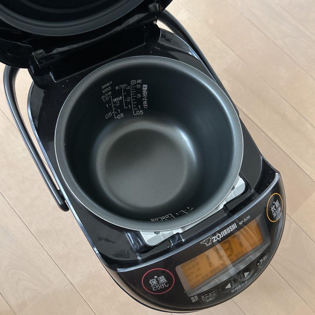 象印　Zojirushi NP-ZU10 炊飯器 ブラウン　美品