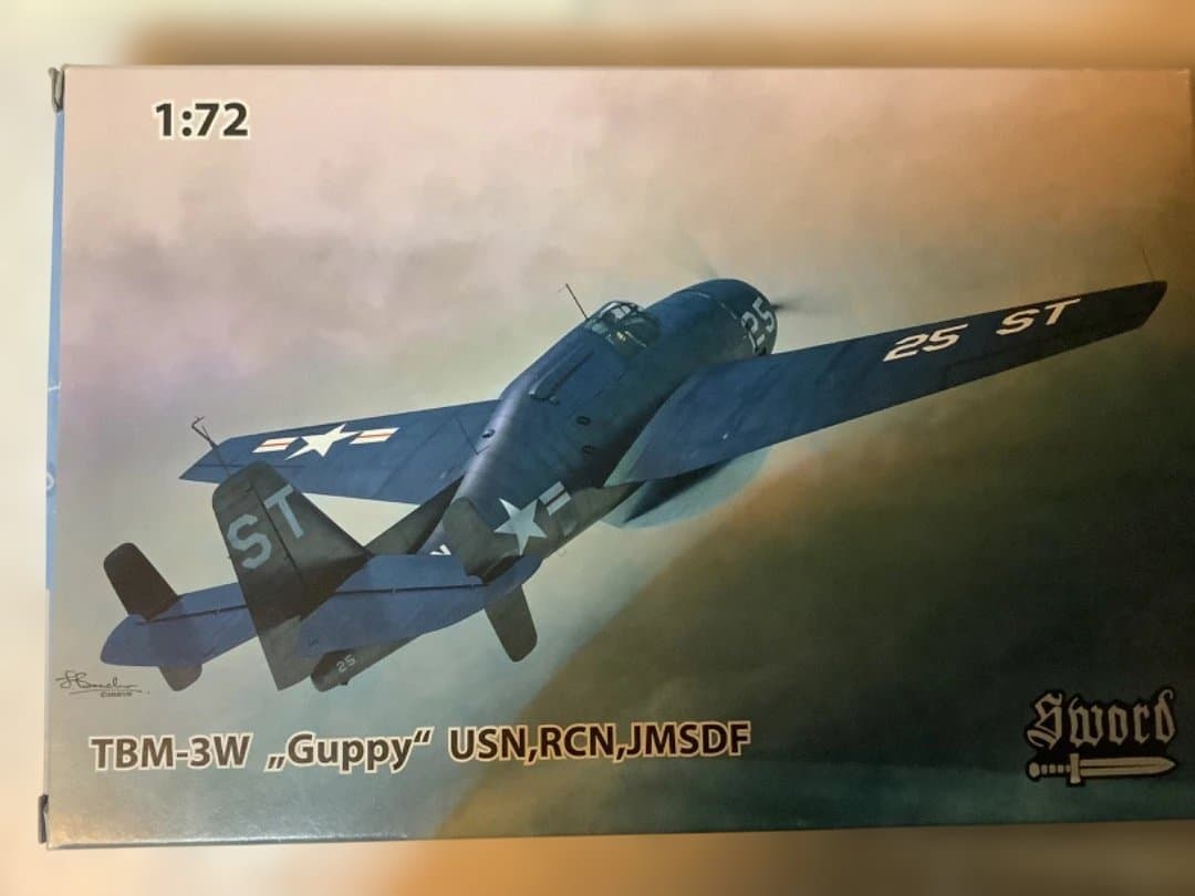 TBM3 アベンジャー 1/72 プラモデル 3種類　ハセガワ他　海自デカール