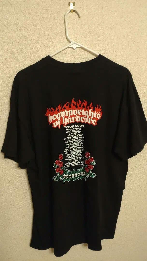 本日中！Hatebreed 2004年ツアーTシャツ 黒