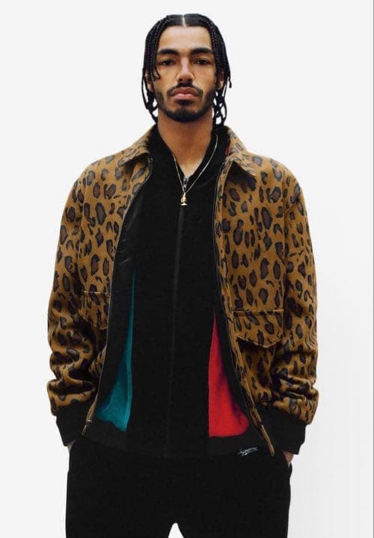 タ*カ様 Supreme×Schott Leopard leather Jack