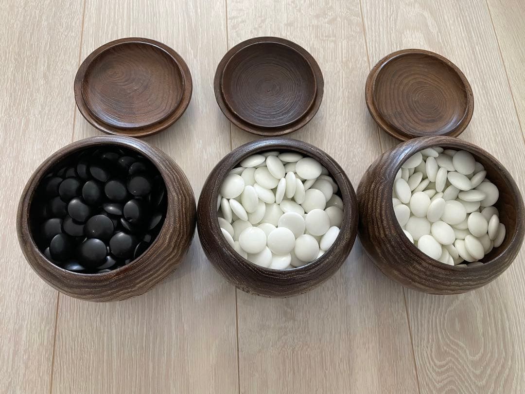 値下げ！囲碁セット　碁盤　碁石 碁笥