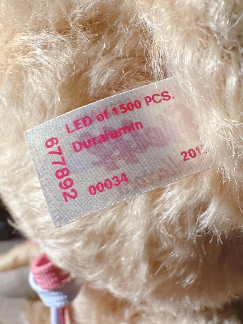 【最終値下】よつばと×シュタイフ ジュラルミン No.00034 サイン色紙付