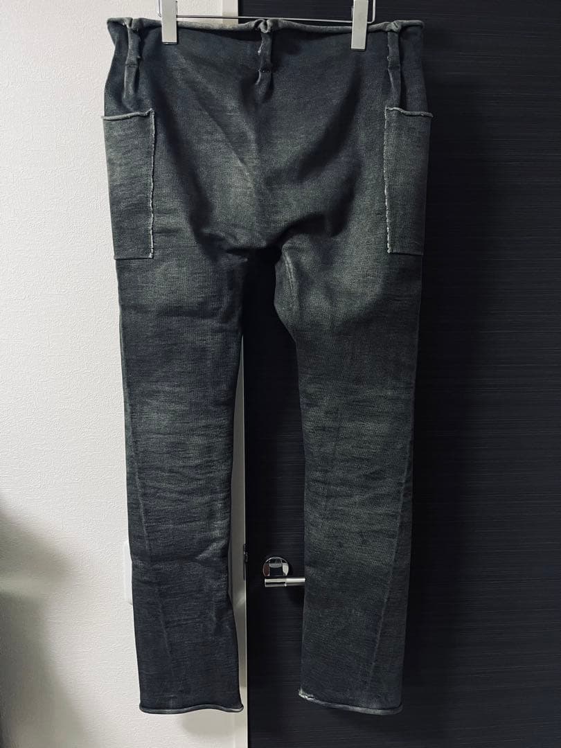 ware ヘビージャージ サルエルパンツ 墨染めheavy jersey ma+