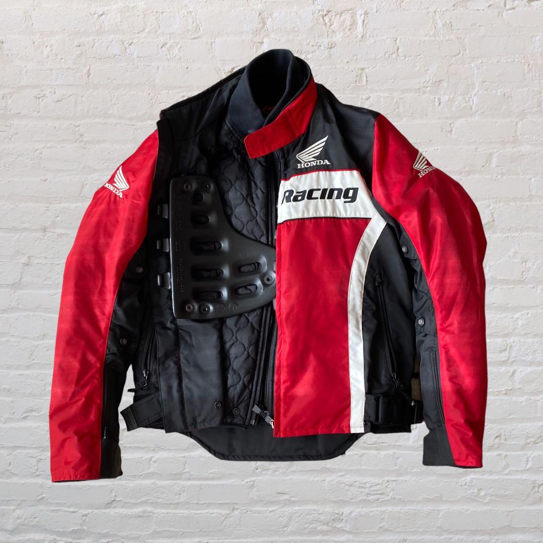 HONDA ホンダ レーシングジャケット ブルゾン ボディプロテクター付き S