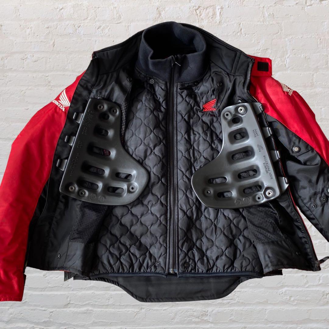 HONDA ホンダ レーシングジャケット ブルゾン ボディプロテクター付き S